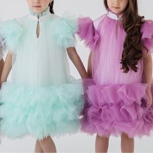 Girls dress size 117 I would say 7-8 us